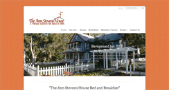 Desktop Screenshot of annstevenshouse.com
